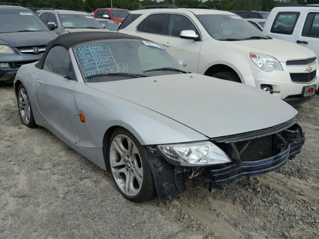 4USBT53483LT20126 - 2003 BMW Z4 3.0I SILVER photo 1