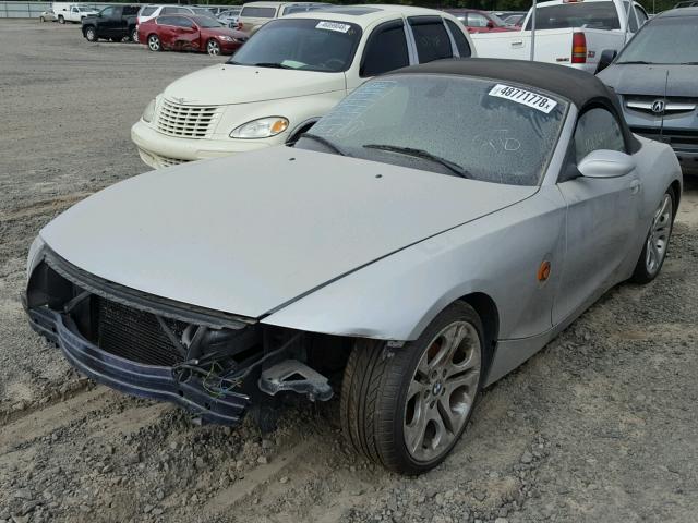 4USBT53483LT20126 - 2003 BMW Z4 3.0I ვერცხლისფერი ფოტო 2