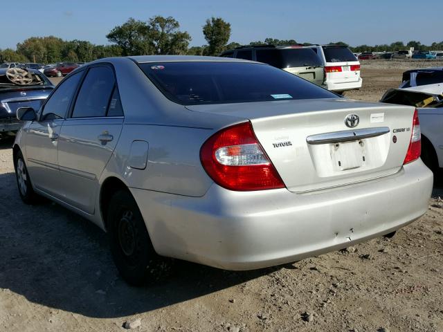 4T1BE32K03U186982 - 2003 TOYOTA CAMRY LE SILVER photo 3