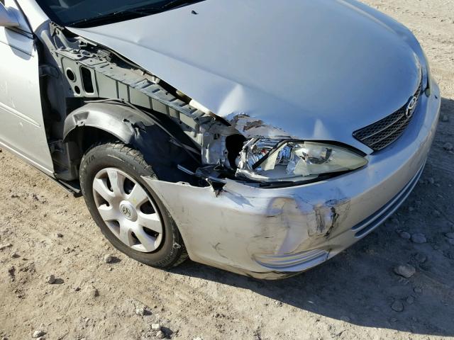 4T1BE32K03U186982 - 2003 TOYOTA CAMRY LE SILVER photo 9