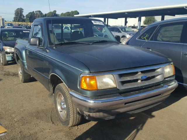 1FTCR10A4TPA98849 - 1996 FORD RANGER GREEN photo 1