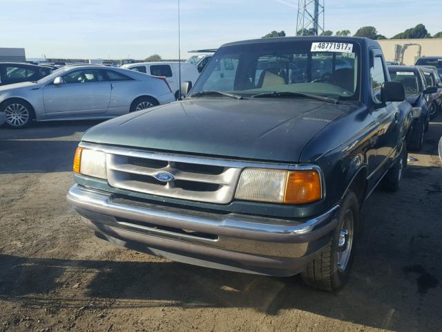 1FTCR10A4TPA98849 - 1996 FORD RANGER GREEN photo 2
