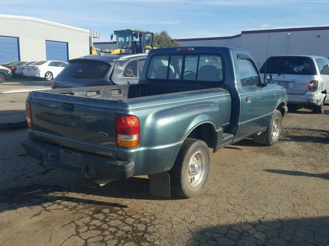 1FTCR10A4TPA98849 - 1996 FORD RANGER GREEN photo 4