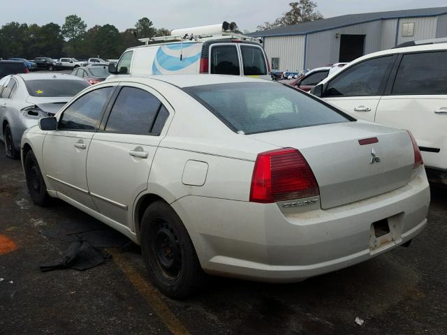 4A3AB36F46E038464 - 2006 MITSUBISHI GALANT ES WHITE photo 3