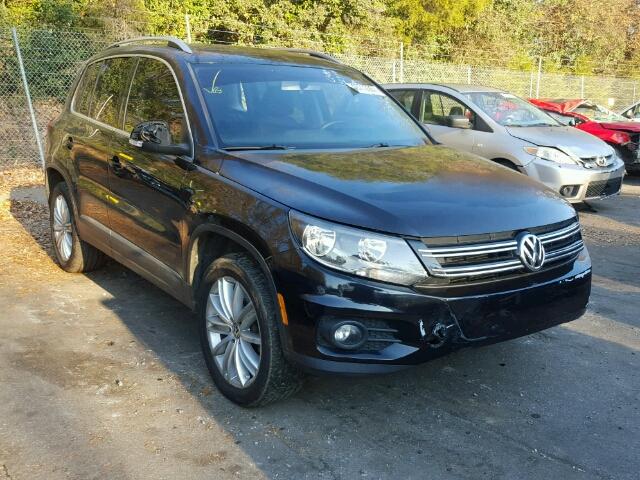 WVGAV3AX2DW574049 - 2013 VOLKSWAGEN TIGUAN S BLACK photo 1