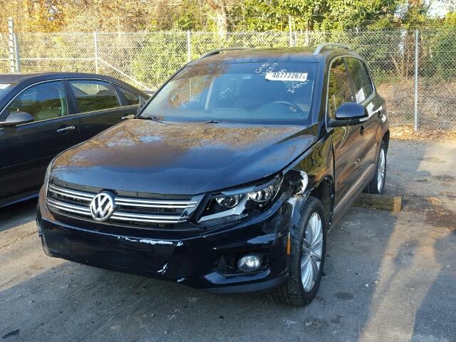 WVGAV3AX2DW574049 - 2013 VOLKSWAGEN TIGUAN S BLACK photo 2