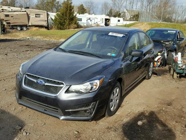 JF1GJAA6XFH019935 - 2015 SUBARU IMPREZA BA GRAY photo 2