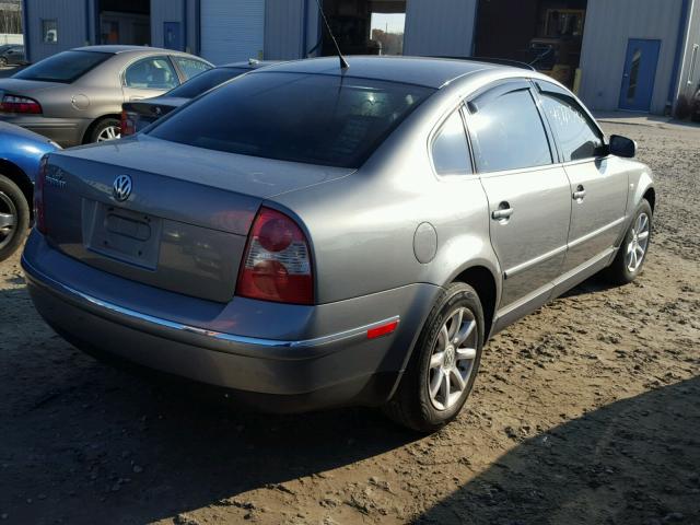 WVWPD63B64P108199 - 2004 VOLKSWAGEN PASSAT GLS GRAY photo 4