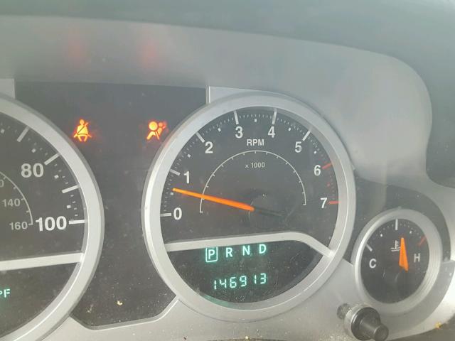 1J4GA59147L138003 - 2007 JEEP WRANGLER S 黑色 照片 8