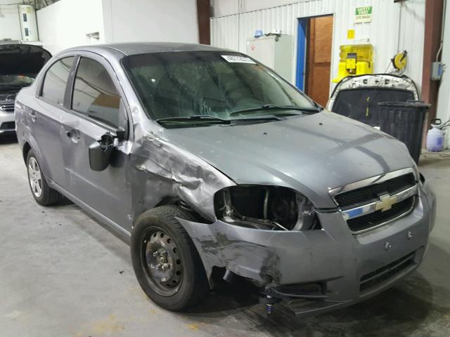 KL1TD56E89B325411 - 2009 CHEVROLET AVEO LS 灰色 照片 1