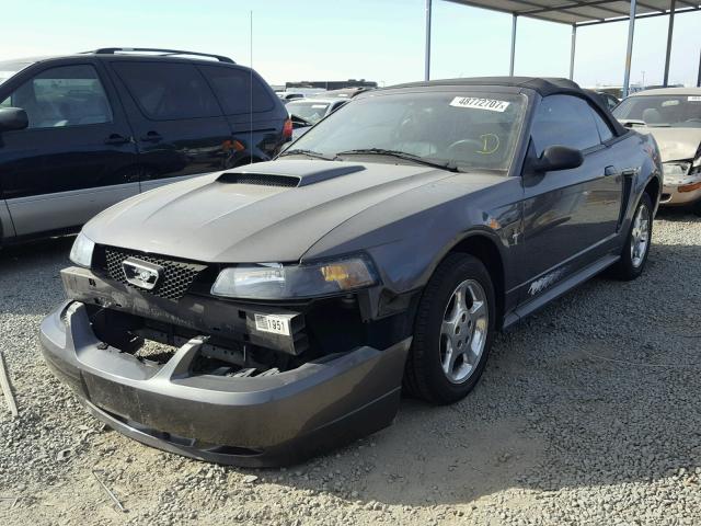 1FAFP44493F344265 - 2003 FORD MUSTANG GRAY photo 2