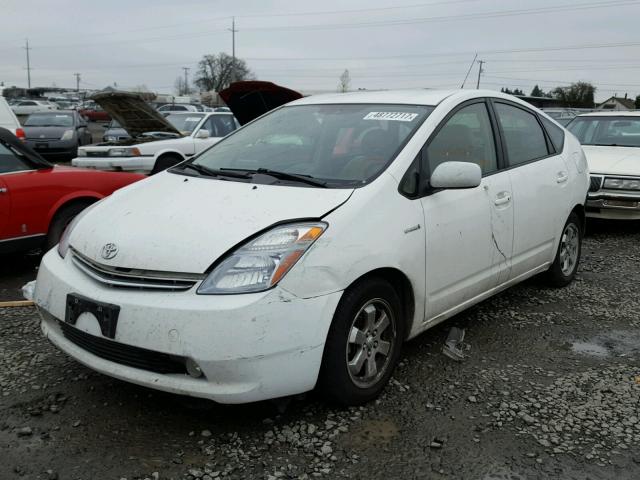 JTDKB20U977550932 - 2007 TOYOTA PRIUS WHITE photo 2