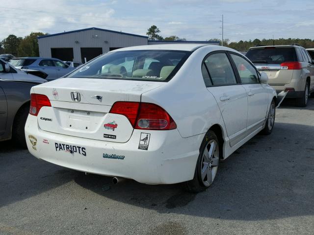 1HGFA168X8L104100 - 2008 HONDA CIVIC EX თეთრი ფოტო 4
