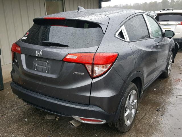 3CZRU6H54HM727692 - 2017 HONDA HR-V EX GRAY photo 4