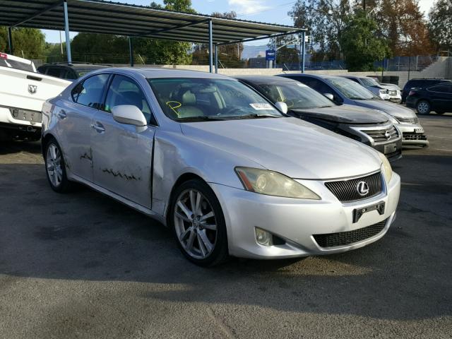 JTHBK262775034259 - 2007 LEXUS IS 250 SILVER photo 1