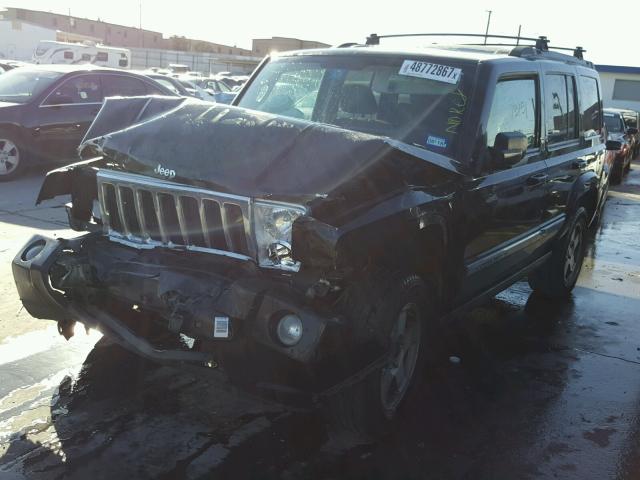 1J4RH4GK4AC122563 - 2010 JEEP COMMANDER BLACK photo 2