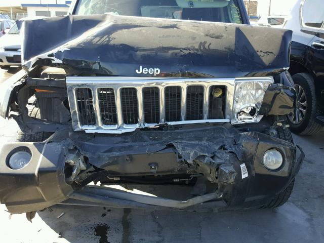 1J4RH4GK4AC122563 - 2010 JEEP COMMANDER BLACK photo 7