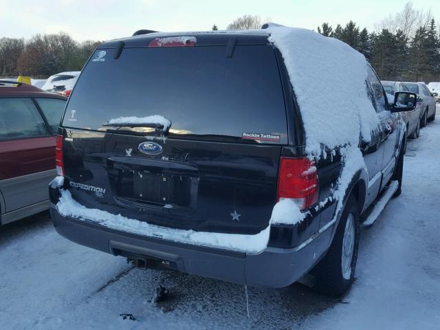 1FMPU15535LA98567 - 2005 FORD EXPEDITION BLACK photo 4