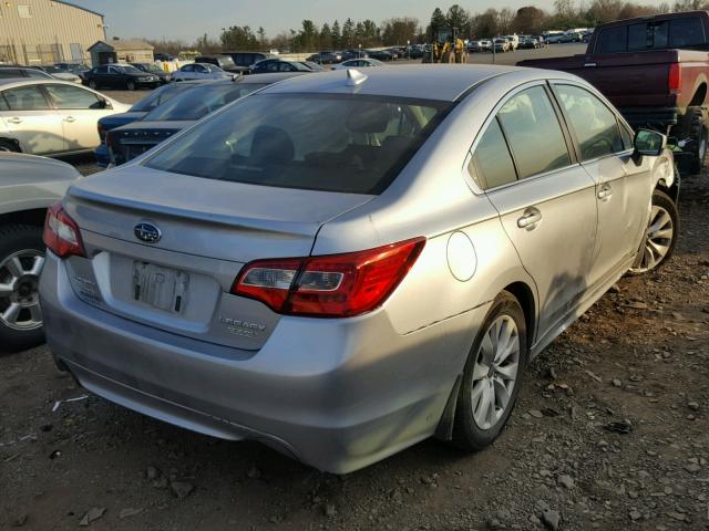 4S3BNAC63G3055552 - 2016 SUBARU LEGACY 2.5 SILVER photo 4