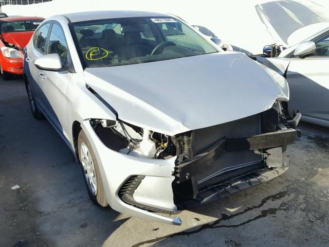 KMHD74LF9HU091208 - 2017 HYUNDAI ELANTRA SE SILVER photo 1