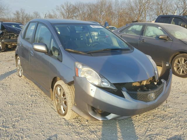 JHMGE88459S035557 - 2009 HONDA FIT SPORT GRAY photo 1