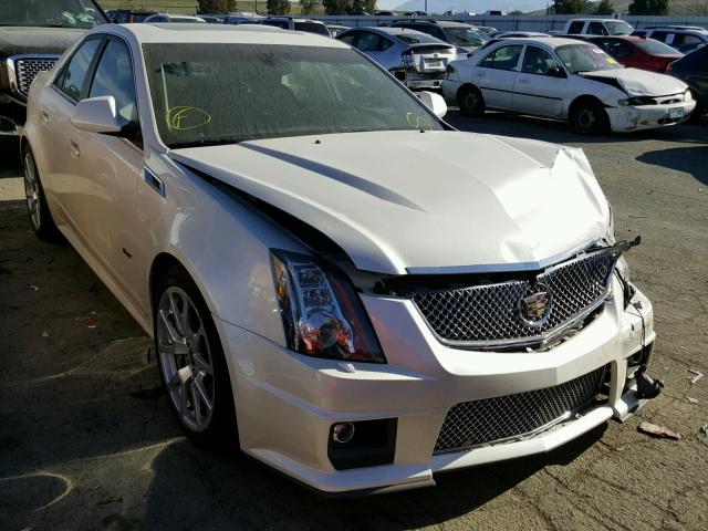 1G6DV5EP6C0110290 - 2012 CADILLAC CTS-V WHITE photo 1