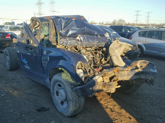 1FDSF34548EB06783 - 2008 FORD F350 SRW S BLUE photo 1