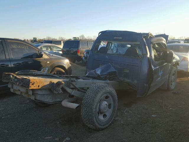 1FDSF34548EB06783 - 2008 FORD F350 SRW S BLUE photo 4