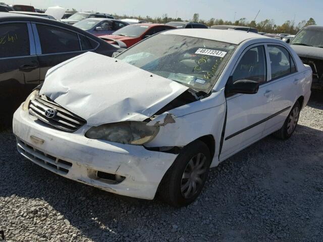 JTDBR32E930048206 - 2003 TOYOTA COROLLA CE WHITE photo 2