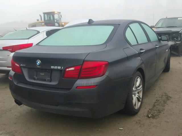 WBAXH5C51DDW16118 - 2013 BMW 528 XI BLACK photo 4