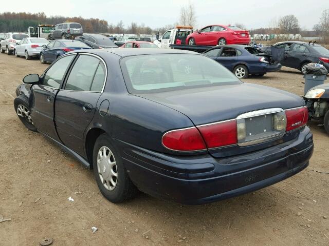 1G4HP52K444101160 - 2004 BUICK LESABRE CU BLUE photo 3