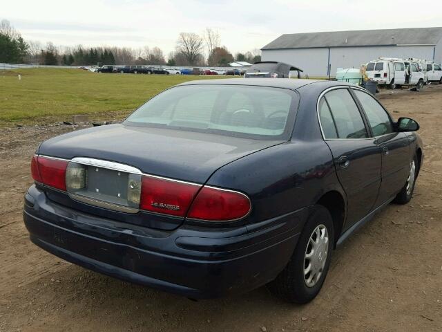 1G4HP52K444101160 - 2004 BUICK LESABRE CU BLUE photo 4