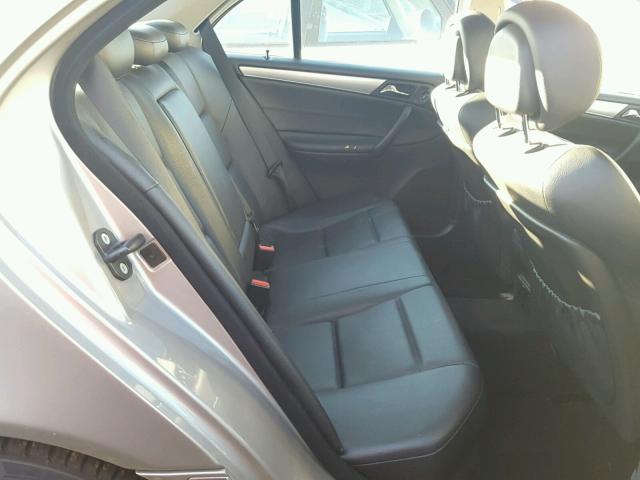 WDBRF52H46A897007 - 2006 MERCEDES-BENZ C GENERATI GOLD photo 6