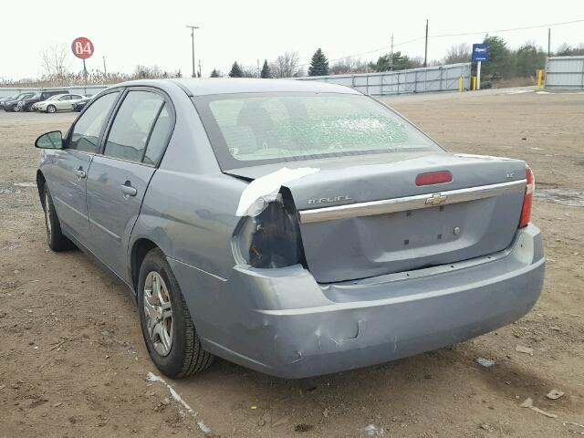 1G1ZS58F17F309225 - 2007 CHEVROLET MALIBU LS GRAY photo 3