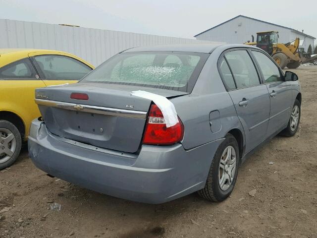 1G1ZS58F17F309225 - 2007 CHEVROLET MALIBU LS GRAY photo 4