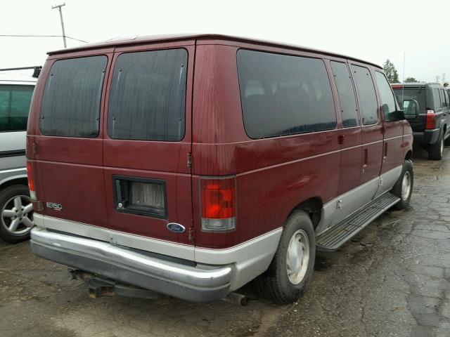 1FMRE11W43HA88778 - 2003 FORD ECONOLINE RED photo 4