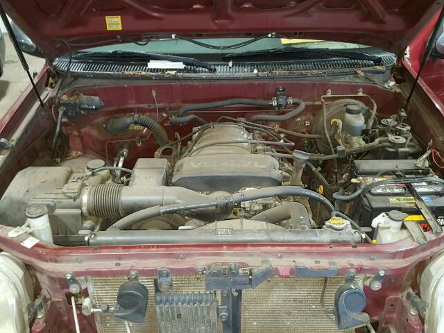 5TBRT34191S173722 - 2001 TOYOTA TUNDRA ACC BURGUNDY photo 7