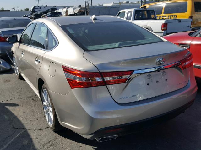 4T1BK1EB0FU167913 - 2015 TOYOTA AVALON XLE GOLD photo 3