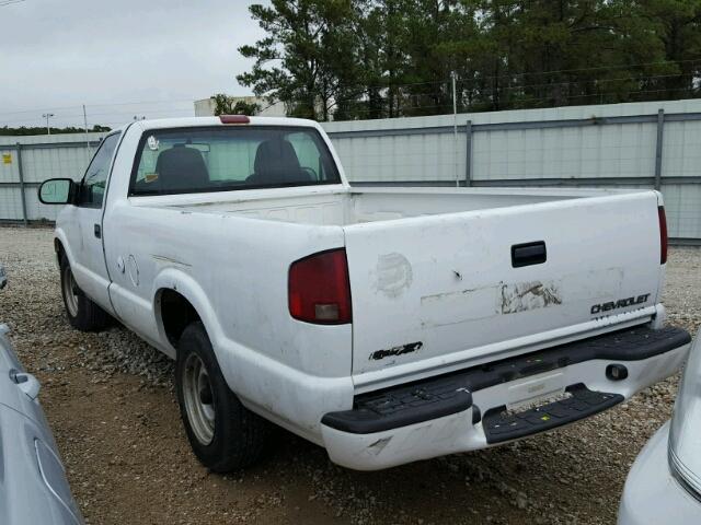 1GCCS14W7YK286733 - 2000 CHEVROLET S TRUCK S1 WHITE photo 3