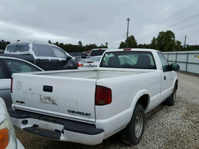 1GCCS14W7YK286733 - 2000 CHEVROLET S TRUCK S1 WHITE photo 4