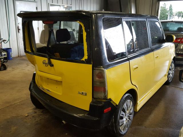 JTLKT324354016506 - 2005 TOYOTA SCION XB Сары фото 4