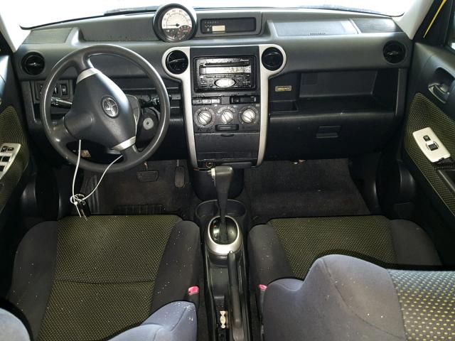 JTLKT324354016506 - 2005 TOYOTA SCION XB Сары фото 9