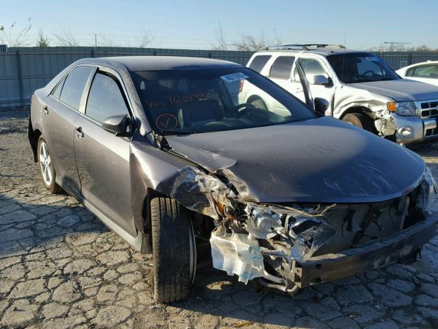 4T1BF1FK1EU763498 - 2014 TOYOTA CAMRY L GRAY photo 1