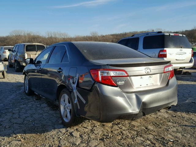 4T1BF1FK1EU763498 - 2014 TOYOTA CAMRY L GRAY photo 3