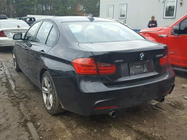 WBA3B9C50DF587268 - 2013 BMW 335 XI BLACK photo 3