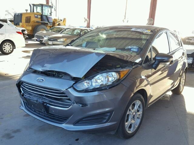 3FADP4EJ0EM157382 - 2014 FORD FIESTA SE GRAY photo 2