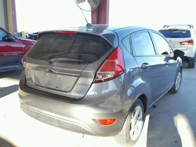 3FADP4EJ0EM157382 - 2014 FORD FIESTA SE GRAY photo 4