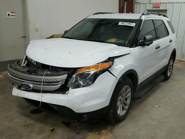 1FM5K7B84FGB96175 - 2015 FORD EXPLORER WHITE photo 2