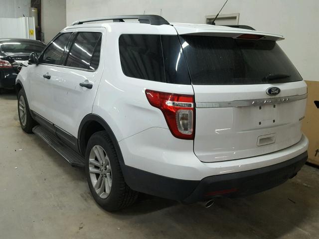 1FM5K7B84FGB96175 - 2015 FORD EXPLORER WHITE photo 3