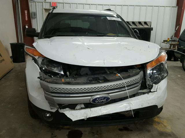 1FM5K7B84FGB96175 - 2015 FORD EXPLORER WHITE photo 9